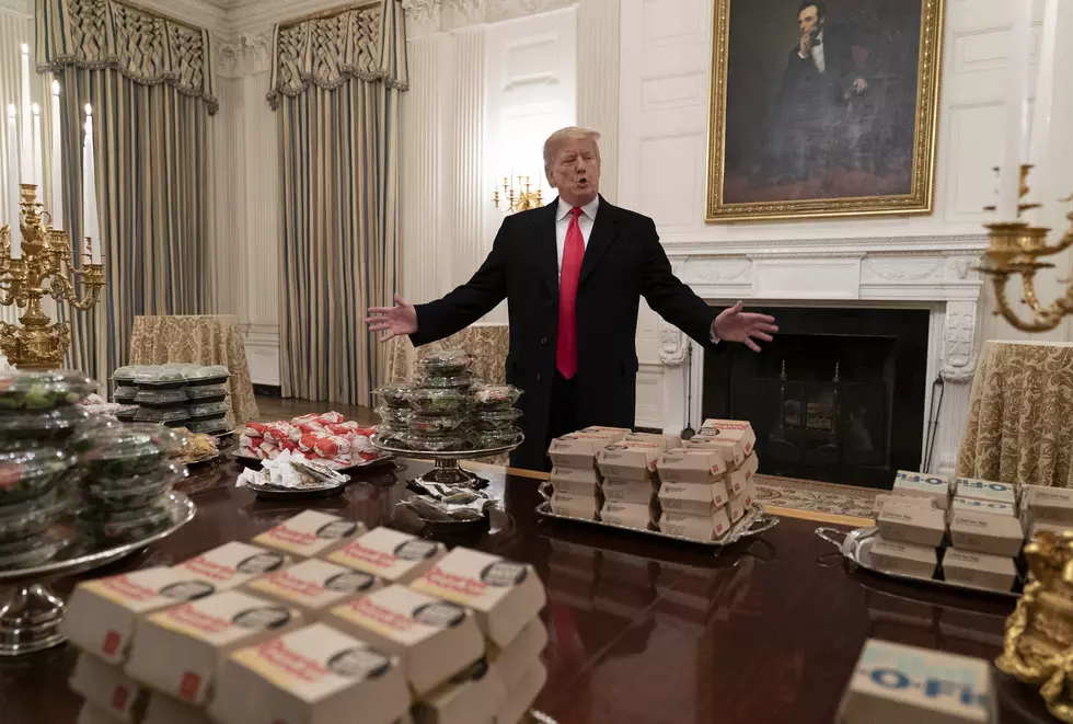 College Football Champs, Fast Food And The White House