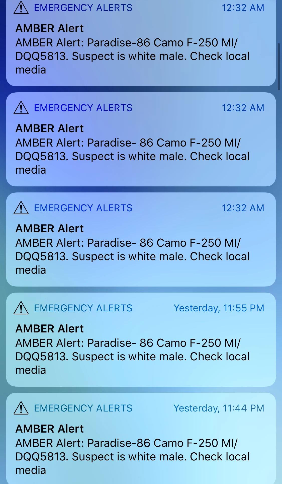 Michigan S Eas Fails Miserably During Overnight Amber Alert