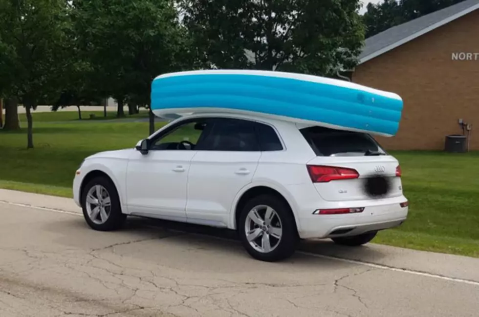 Mom Creates Car Rooftop Pool For Kids