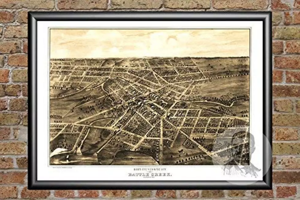 Vintage Battle Creek Map Shows What the City Looked Like in 1870