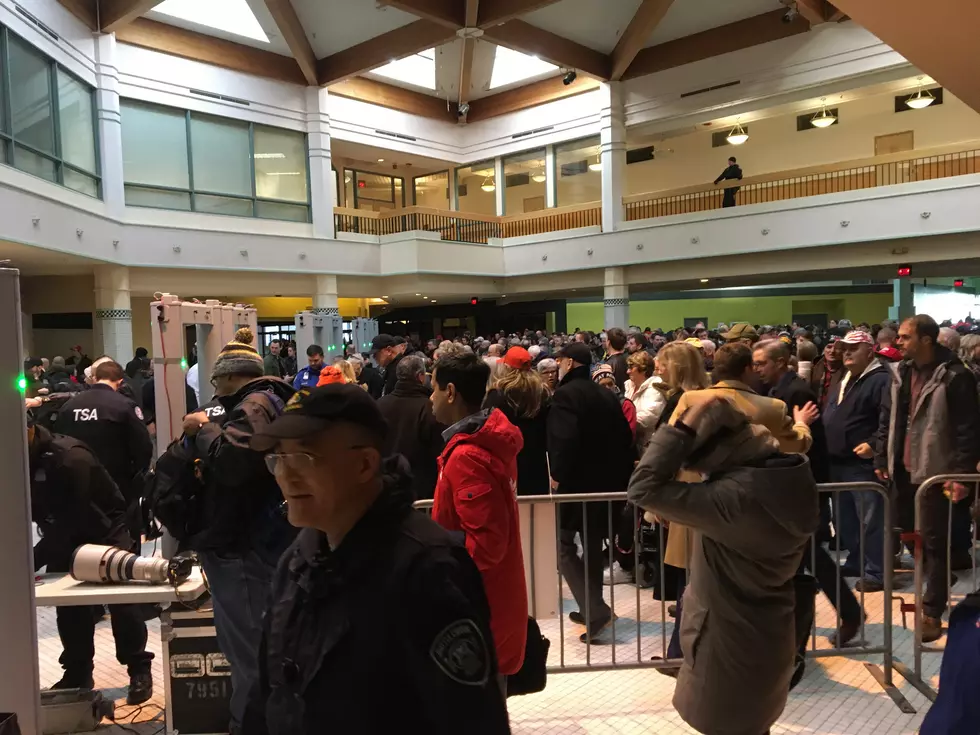 Crowd Turning Out Big Time for Trump Merry Christmas Rally