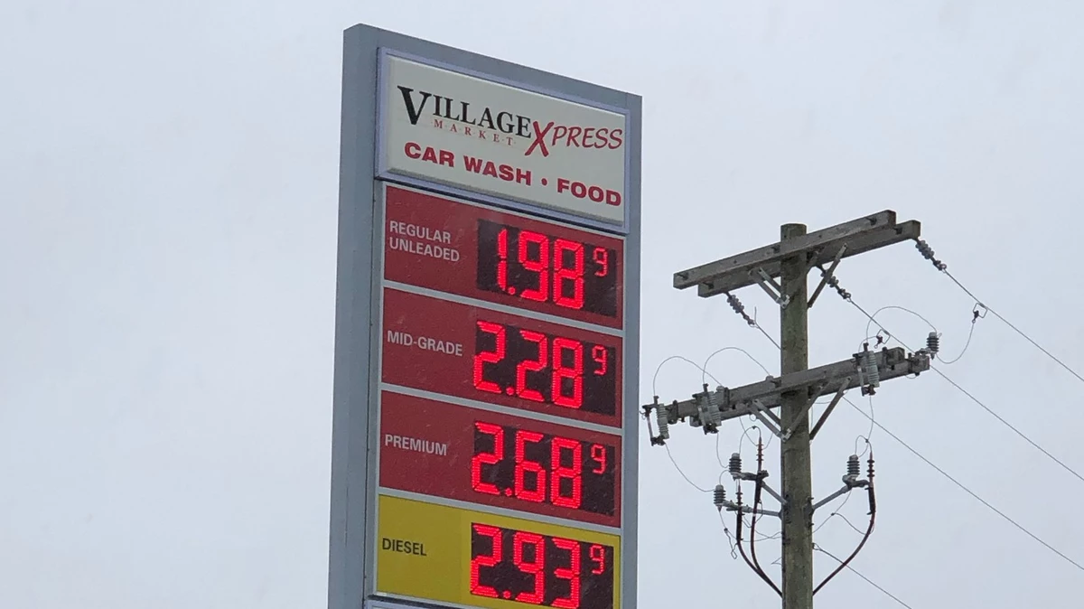 Michigan Gas Prices Fall Below 2.00 A Gallon