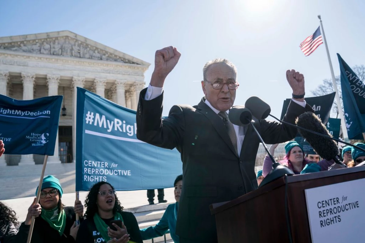 Democrat Leader Schumer Threatens Supreme Court Justices