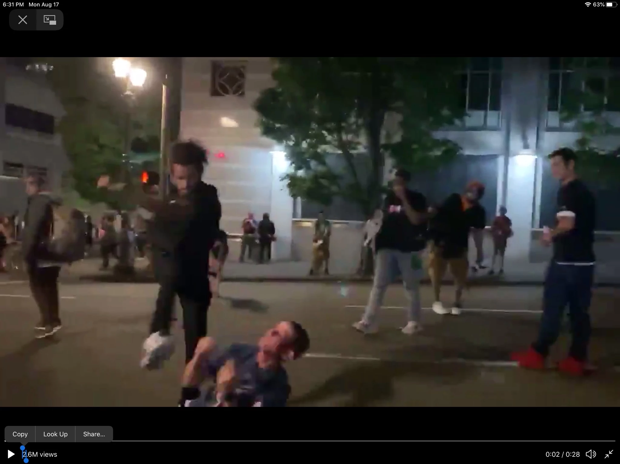 Black Matters Mob In Portland Beats White Man Unconscious