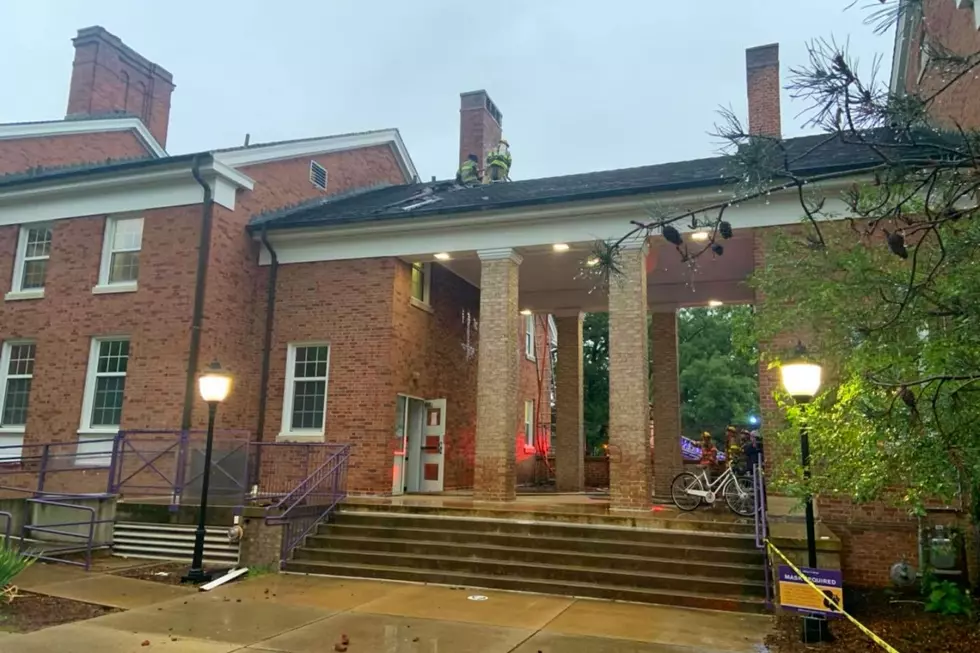 Lightning Strike Causes Fire On Albion College Campus