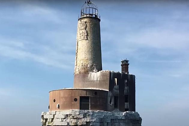 Haunted Lighthouse That Survived World War 2 Target Practice Bombing Now Crumbling Into Lake Michigan