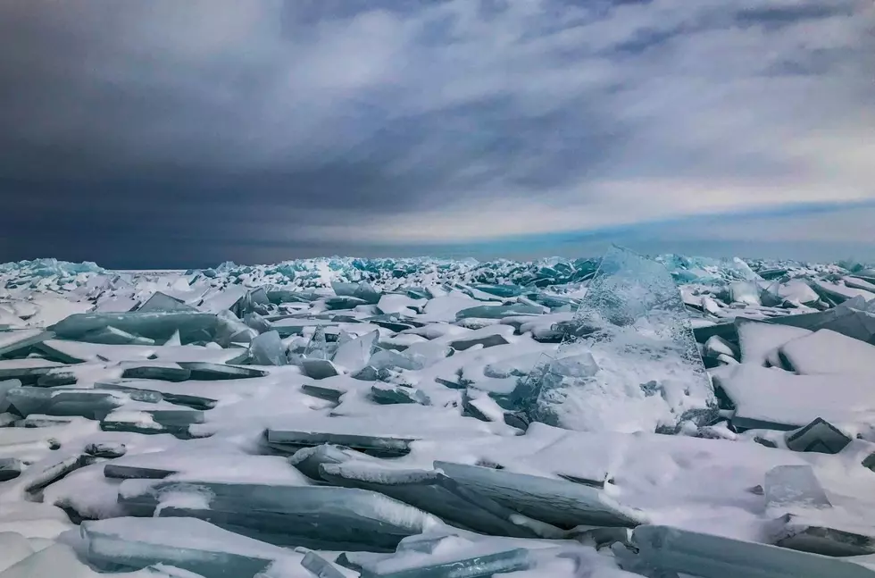 Breathtakingly Beautiful Michigan Blue Ice Photos