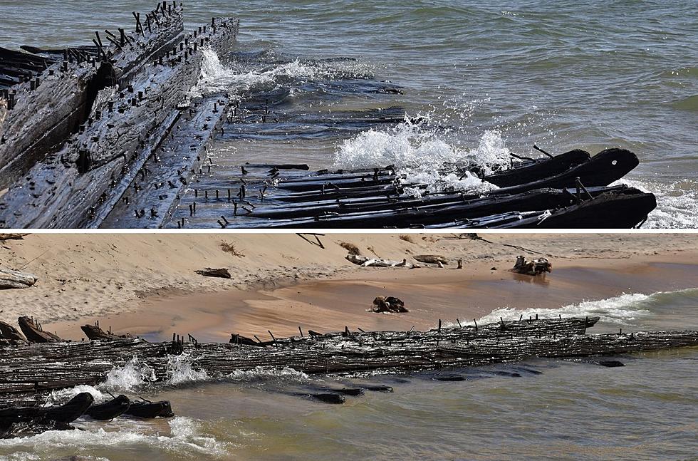 Lower Lake Michigan Water Levels Reveals Shipwreck From 1800s