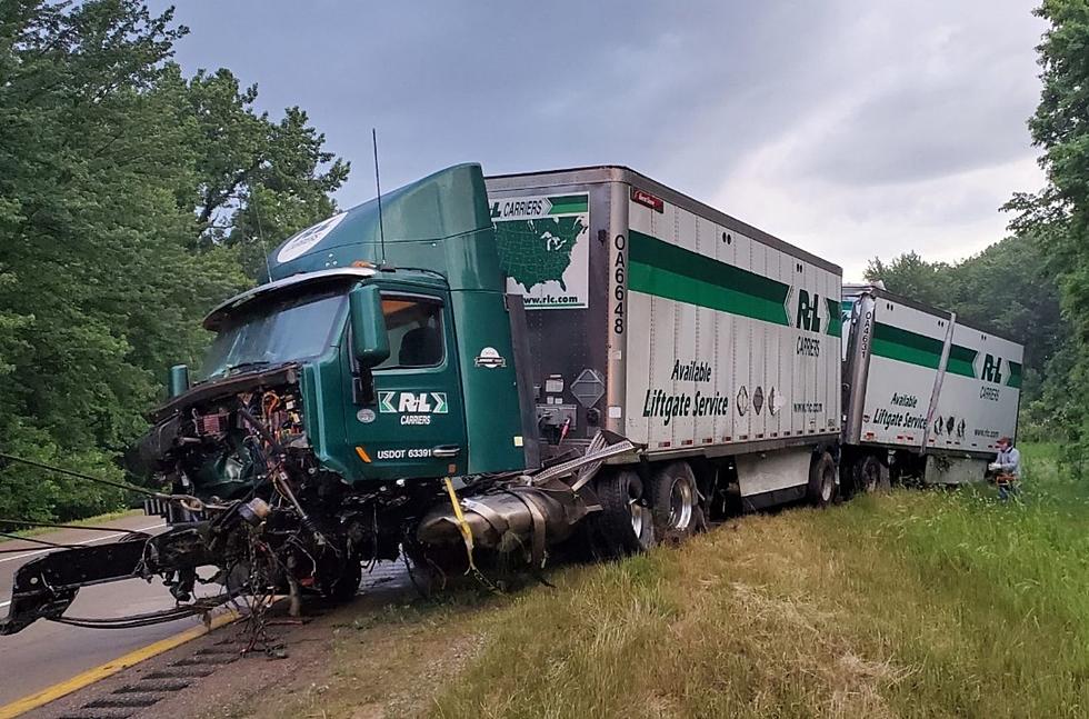 Semi Rolls Spilling 70 Gallons of Diesel on I-69 Near Tekonsha