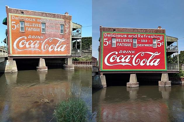 Work to Restore the Iconic Albion Coca-Cola Mural is Done!