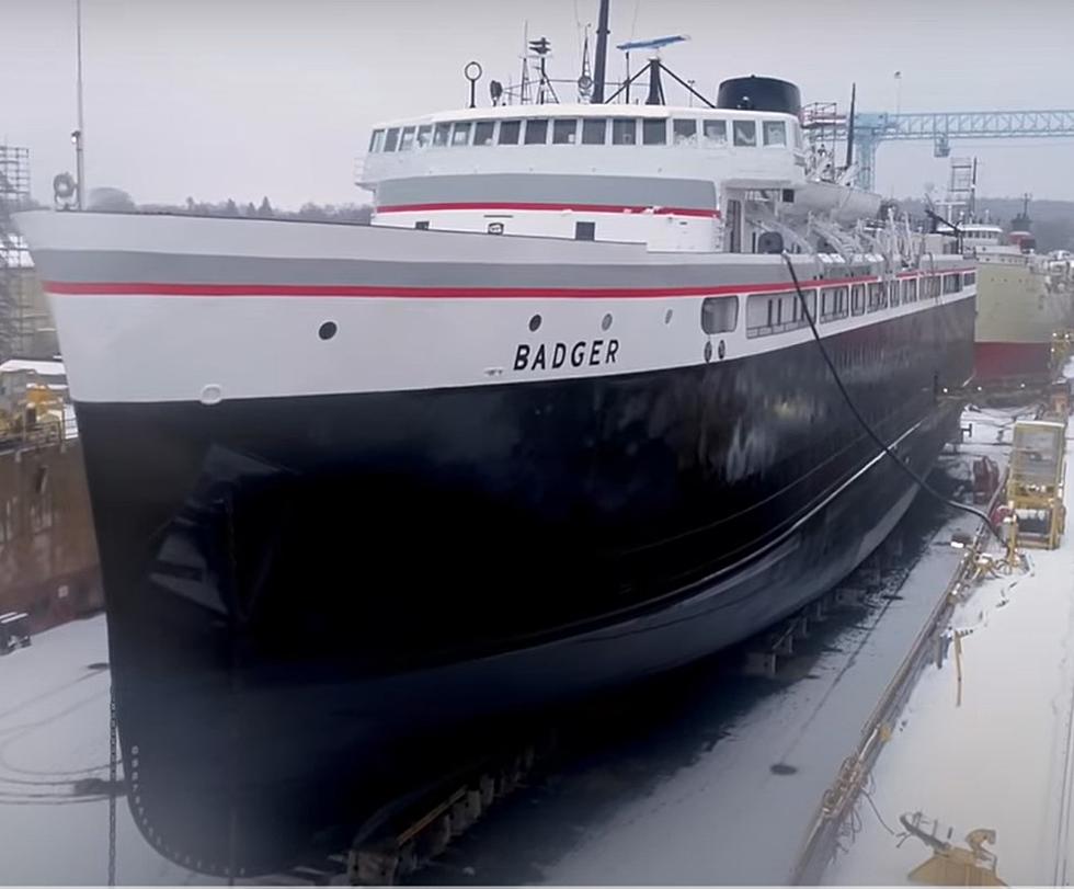 How Many Gallons Of Paint Does It Take To Paint A Lake Michigan Car Ferry?