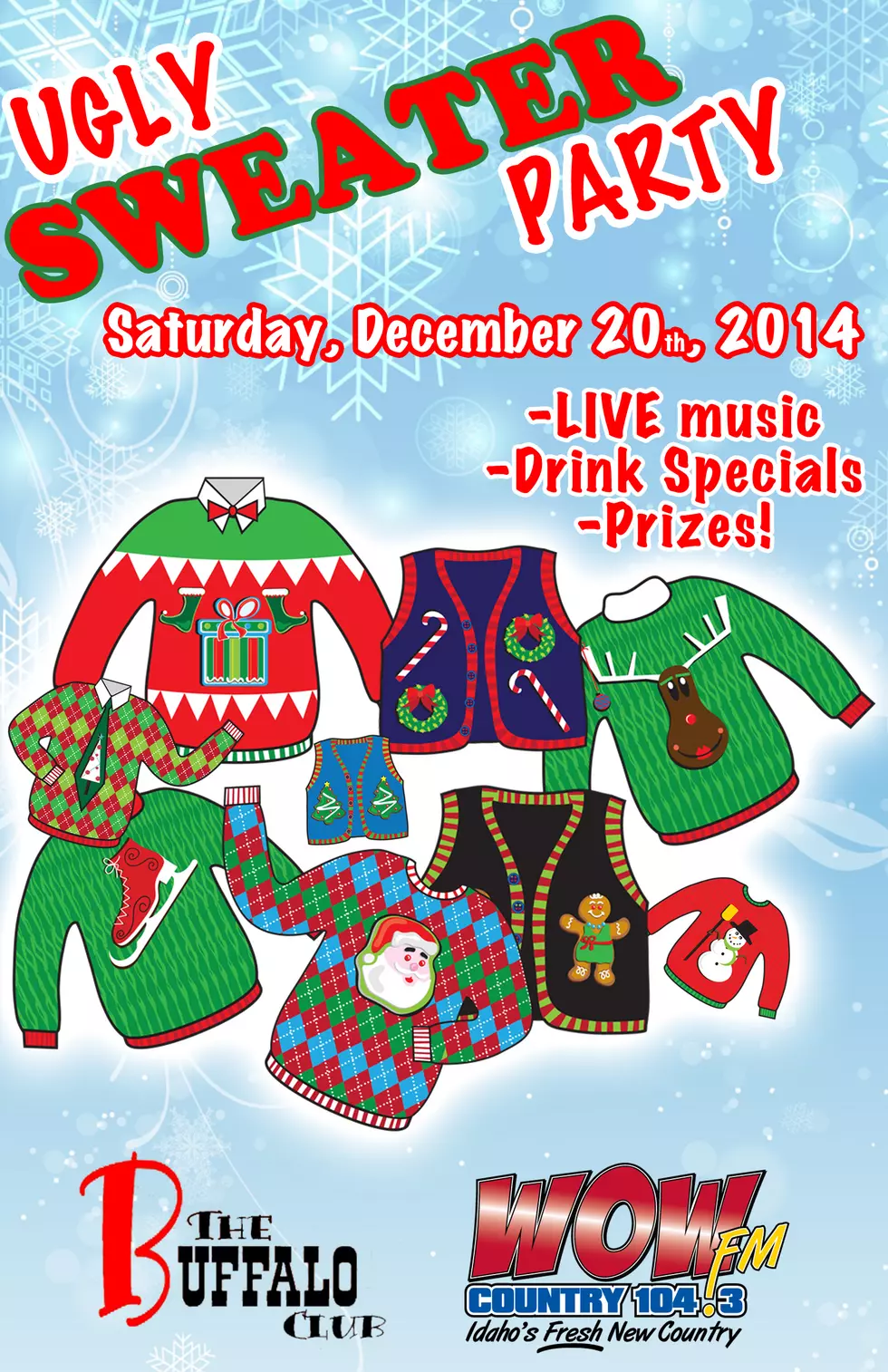 Ugly Sweater Party At The Buffalo Club