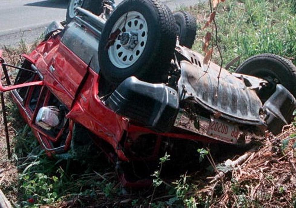 Two Cars Flipped Block I-84 Lanes in Boise