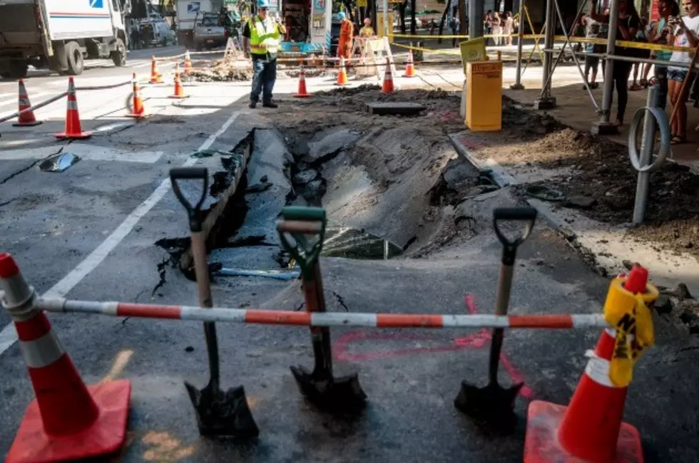 Sinkhole Opens Up Downtown Boise Street