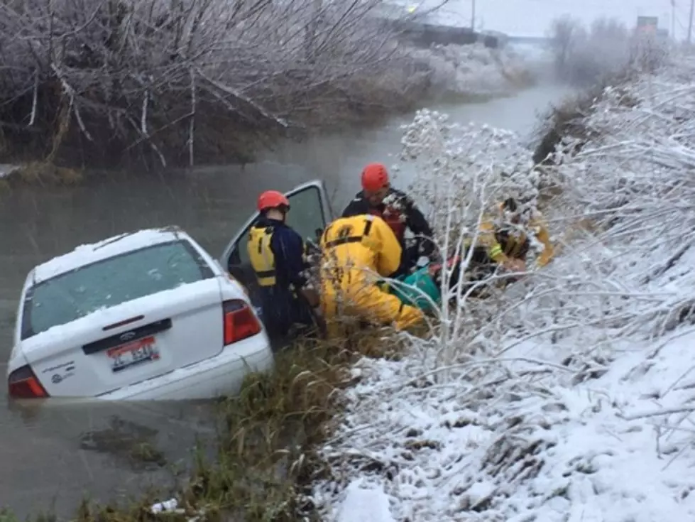 Caldwell Fire Department Saves Woman Crashed Into Caldwell Creek