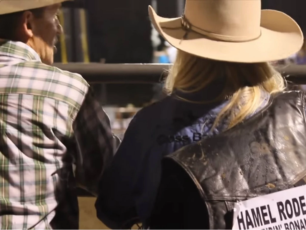 Ladies Bull Riding At Caldwell Night Rodeo