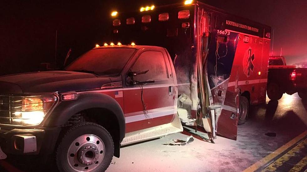 Drunk Driver Plows Into Idaho Ambulance with Patient Inside