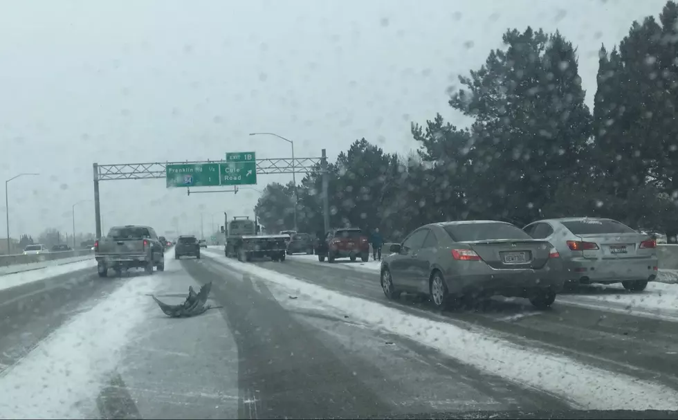 Gridlock And Multiple Accidents On Boise Roads Because Of Snow