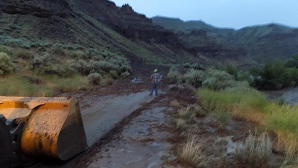 75 Campers Stranded After Mudslides Close Road to Owyhee Reservoir