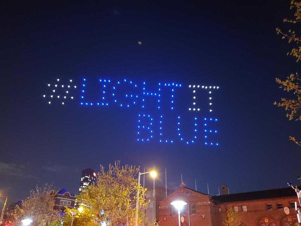 Drone Light Show Honors Frontline Workers