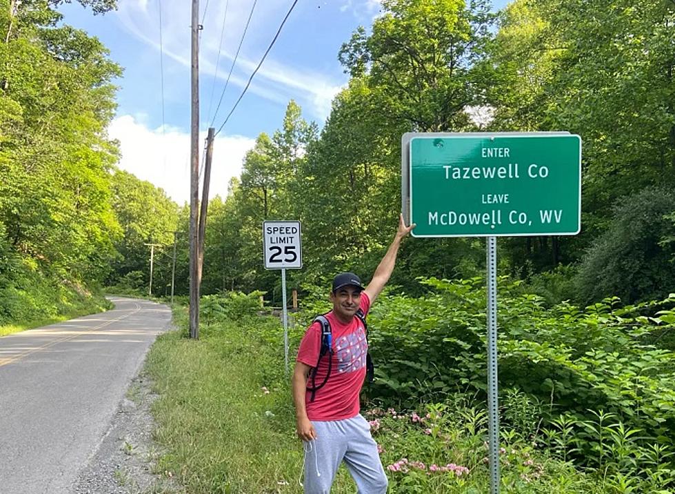 WATCH: Eddie Is On His Walk From West Virginia To Tennessee