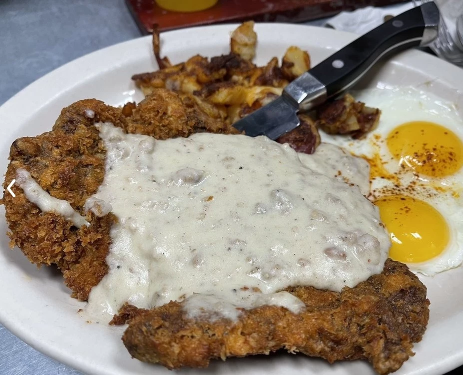 Chicken Fried Steak (Baked) - Dizzy Busy and Hungry!