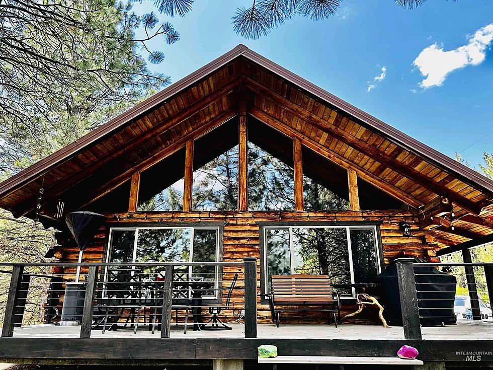 Charming $550K Home in Boise is Cozy Log Cabin in the Mountains