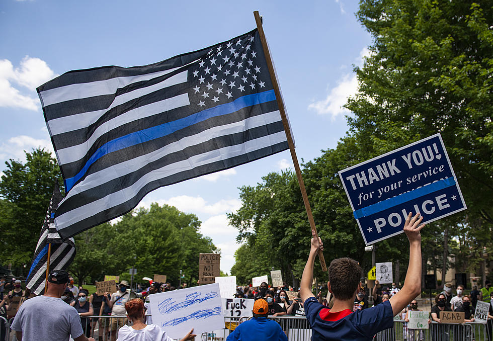 Boise Boots Thin Blue Line Flag