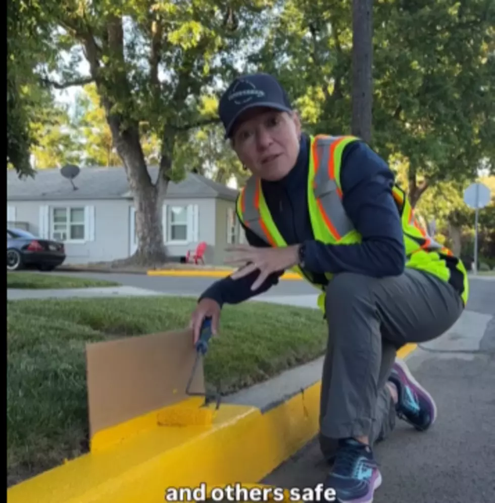 Why Is Boise’s Mayor Painting Curbs? See The Photos