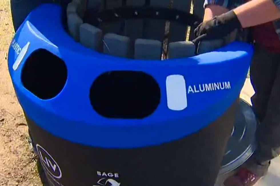 Students Build Recycle Bins For Boise Park