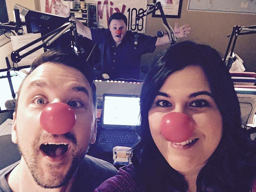 The Mix Morning Show Puts On The Red Nose for Red Nose Day 2016