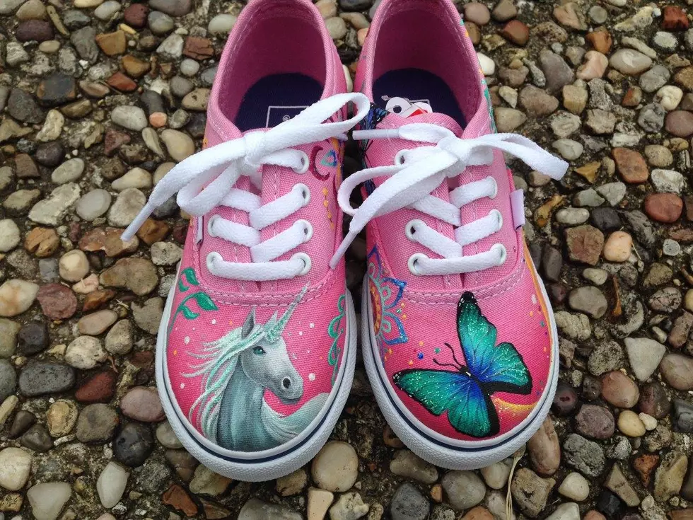 Boise Artist Hand-Paints Shoes For Children