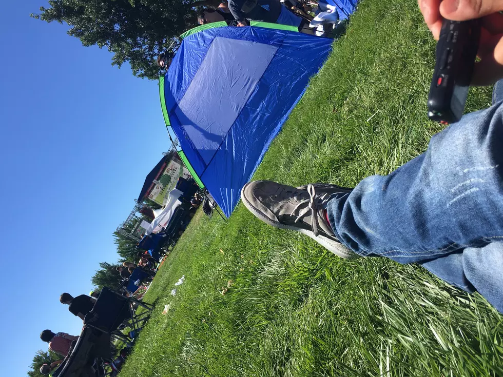 My Boise Music Festival experience through my phone