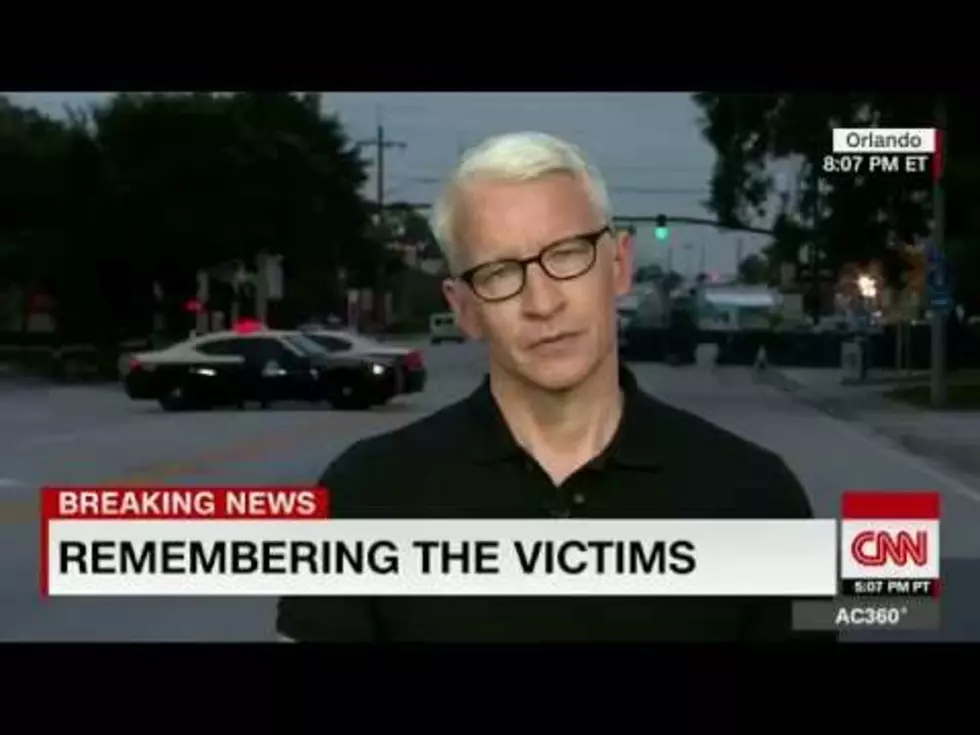 Anderson Cooper Breaks Down While Reading Names of Victims in Orlando