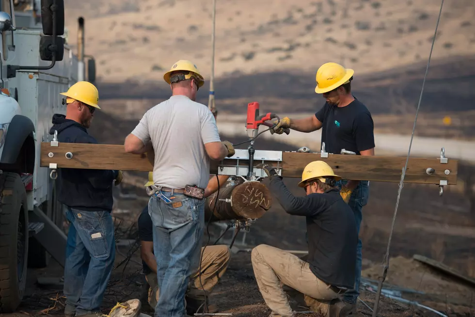 Idaho Power Repairs Damage And Restores Power Following Mile Marker 14 Fire