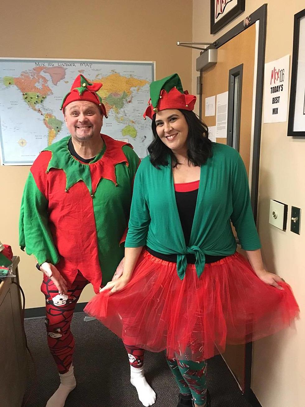Mike and Nicole Show Off Their Elf Costumes for Christmas Elves