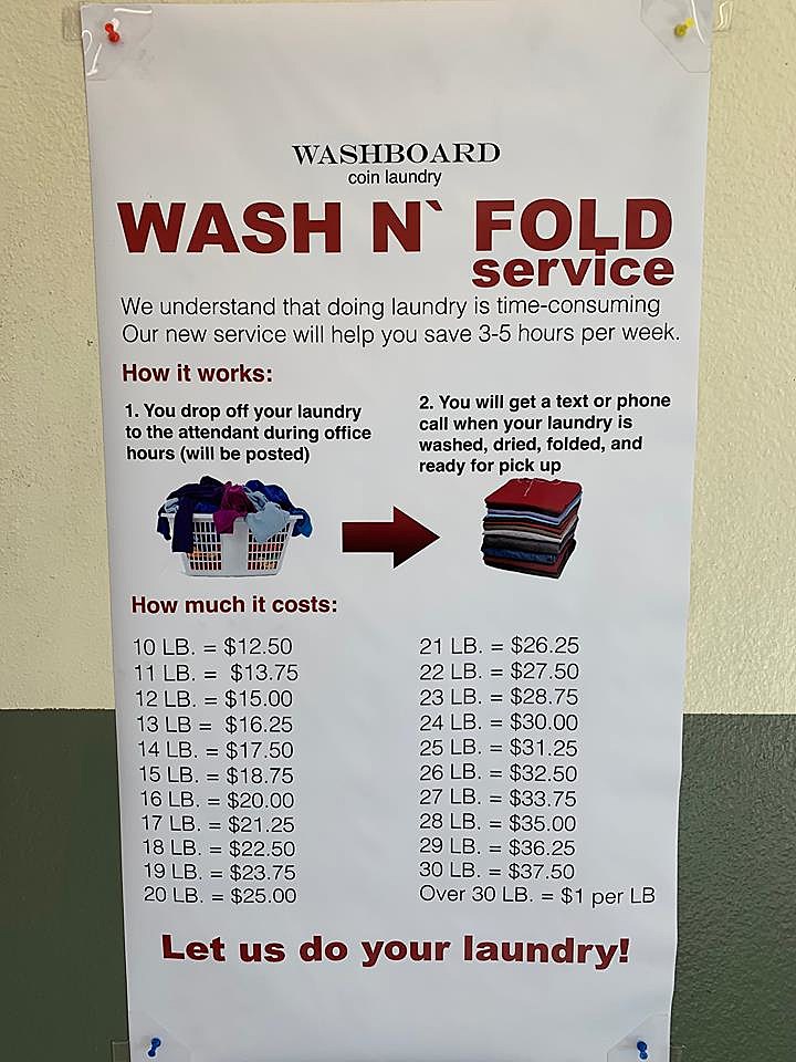 24 hour laundry drop off