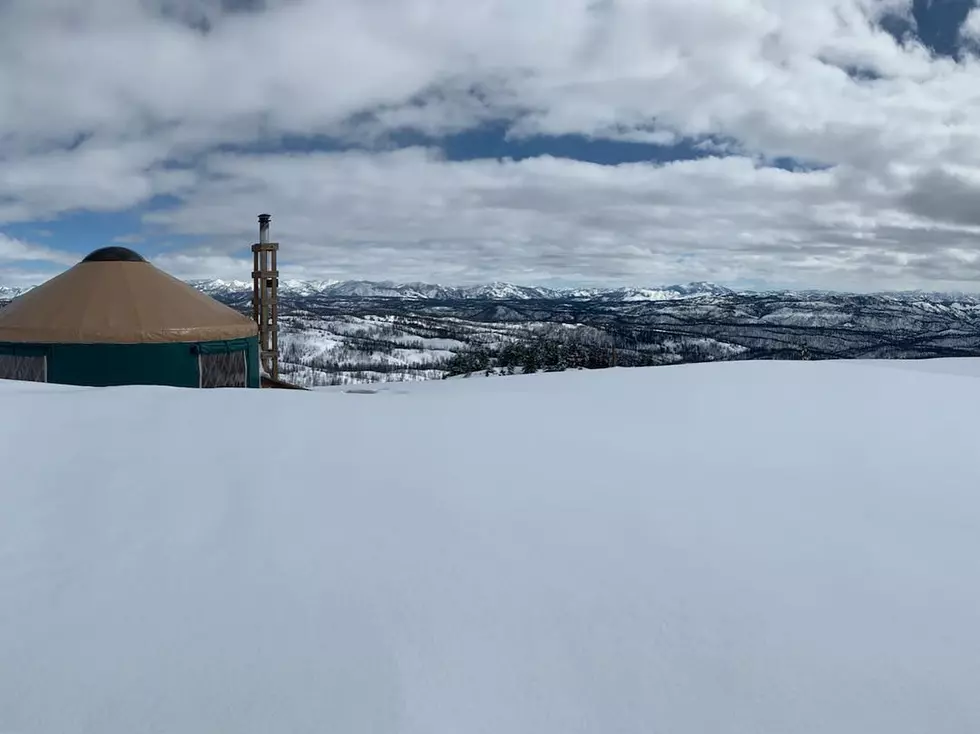 Snowshoeing Into Part of the Idaho Yurt System