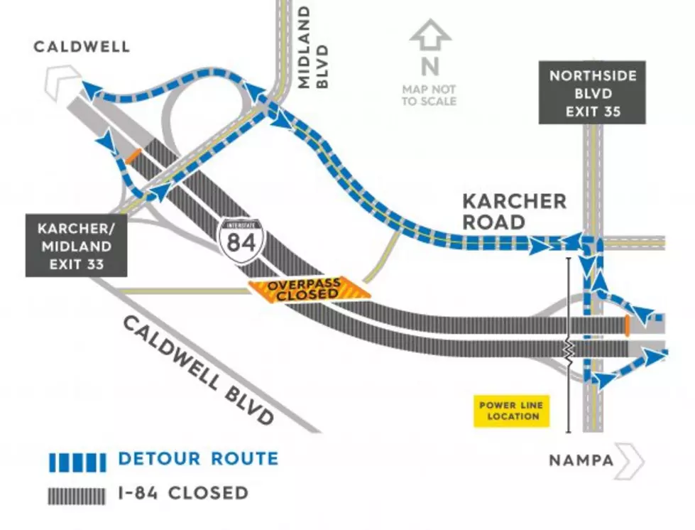 I-84 Detour One Night This Week for Utility Work