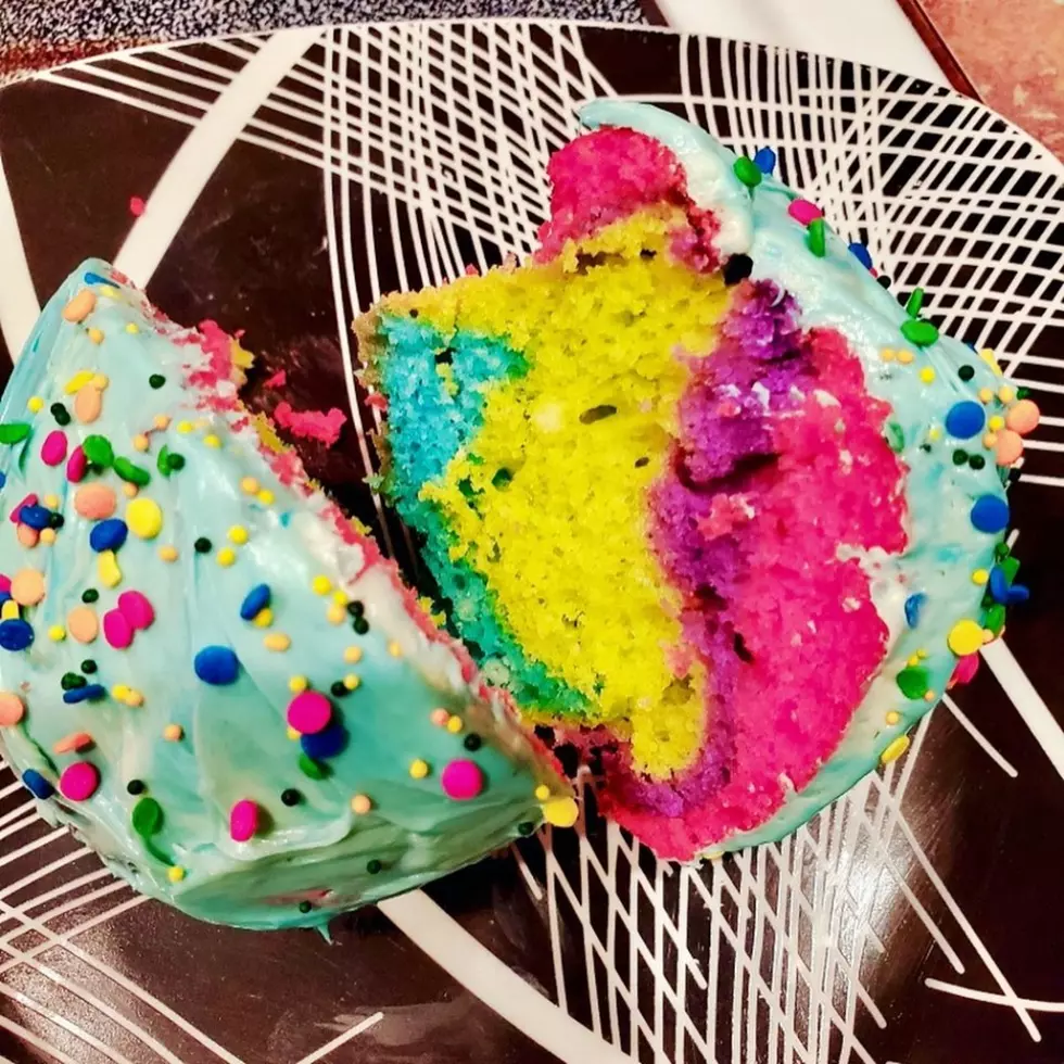 Netflix Baking Shows Prompted Neon Rainbow Cupcakes