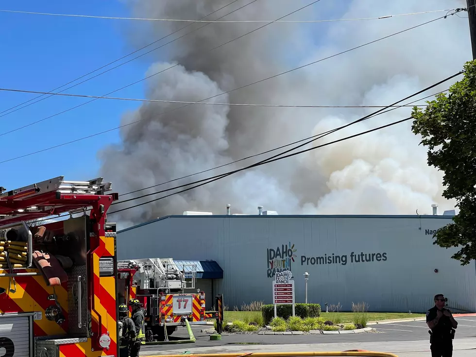 [VIDEO]: Fire Breaks Out at Idaho Youth Ranch Warehouse