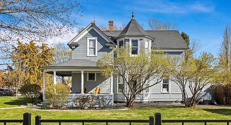 Beautiful Blue Caldwell Home Looks Like an Antique Dollhouse