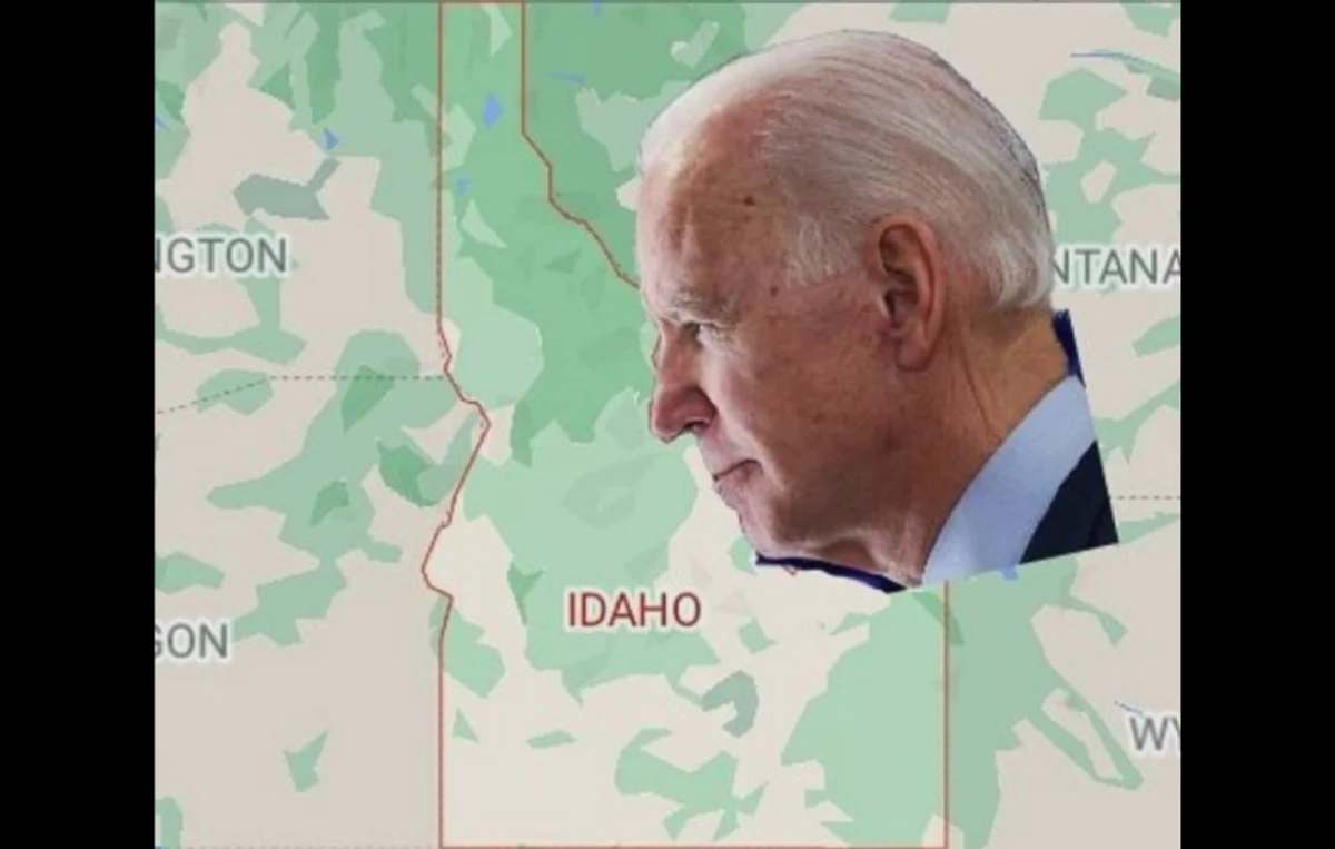 Here's How Idaho's Border Ended Up Looking Like Joe Biden