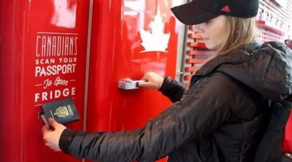 Well Played Canadians, Well Played – Beer Vending Machine Only Serves Canucks with a Passport