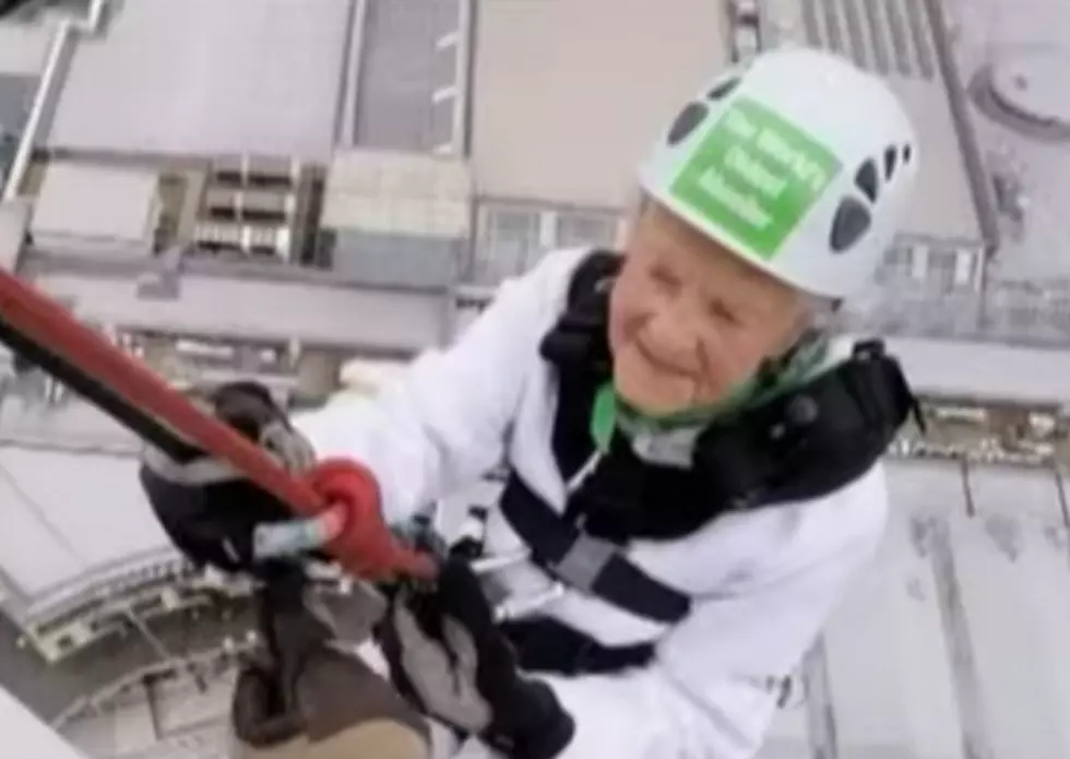 101-Year-Old Woman Rappels Down Skyscrapers for Charity [VIDEO]
