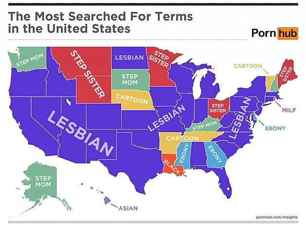 Pornhub Releases &#8216;Most Searched&#8217; Data From Every State!