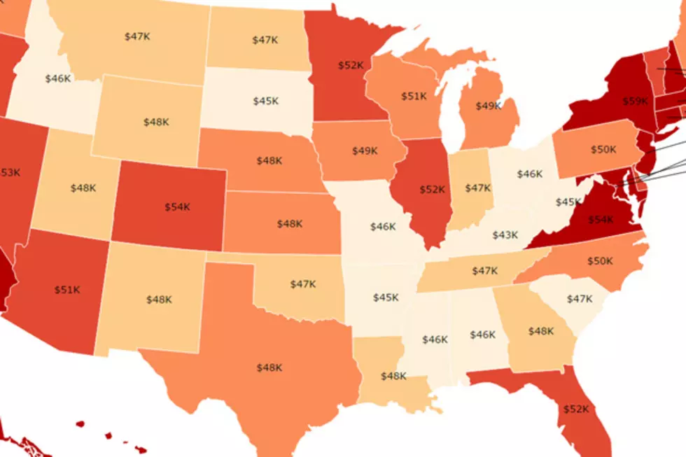 The Minimum Needed to Live In Each State [INFOGRAPHIC]
