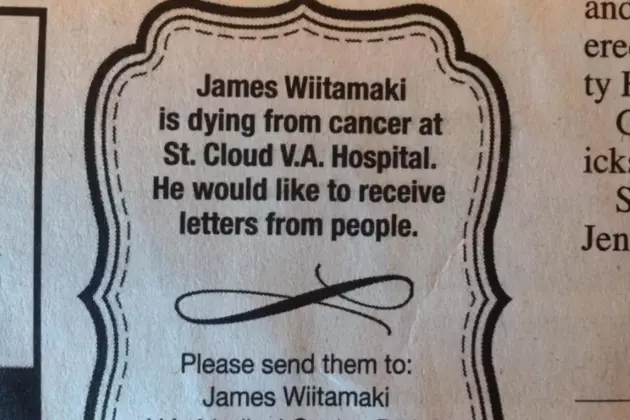 Dying St. Cloud Veteran Asks For Letters In Newspaper Ad