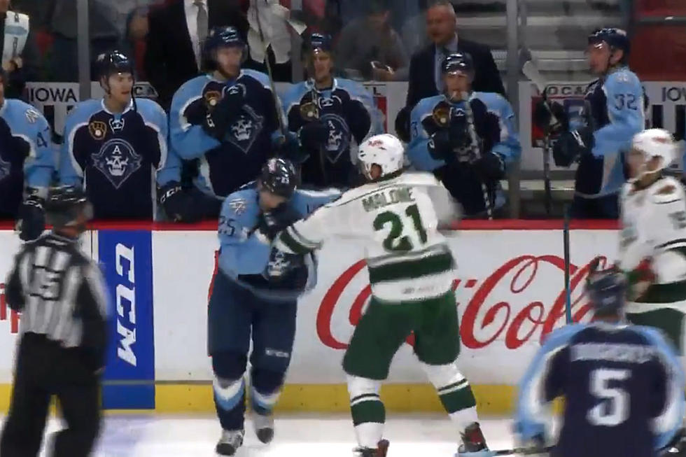 Former SCSU Husky Ryan Malone Drops The Gloves For The Iowa Wild [VIDEOS]