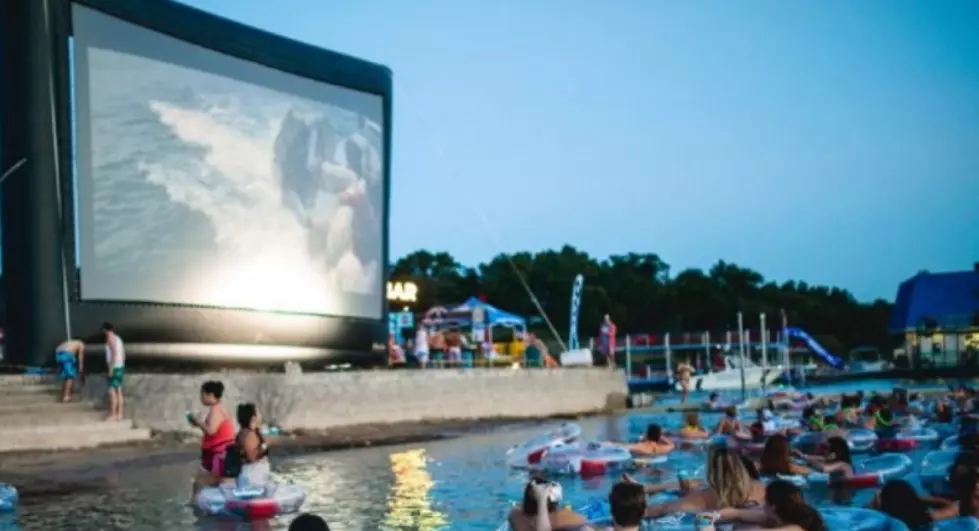 Watch Jaws on A Floatie In the Ocean